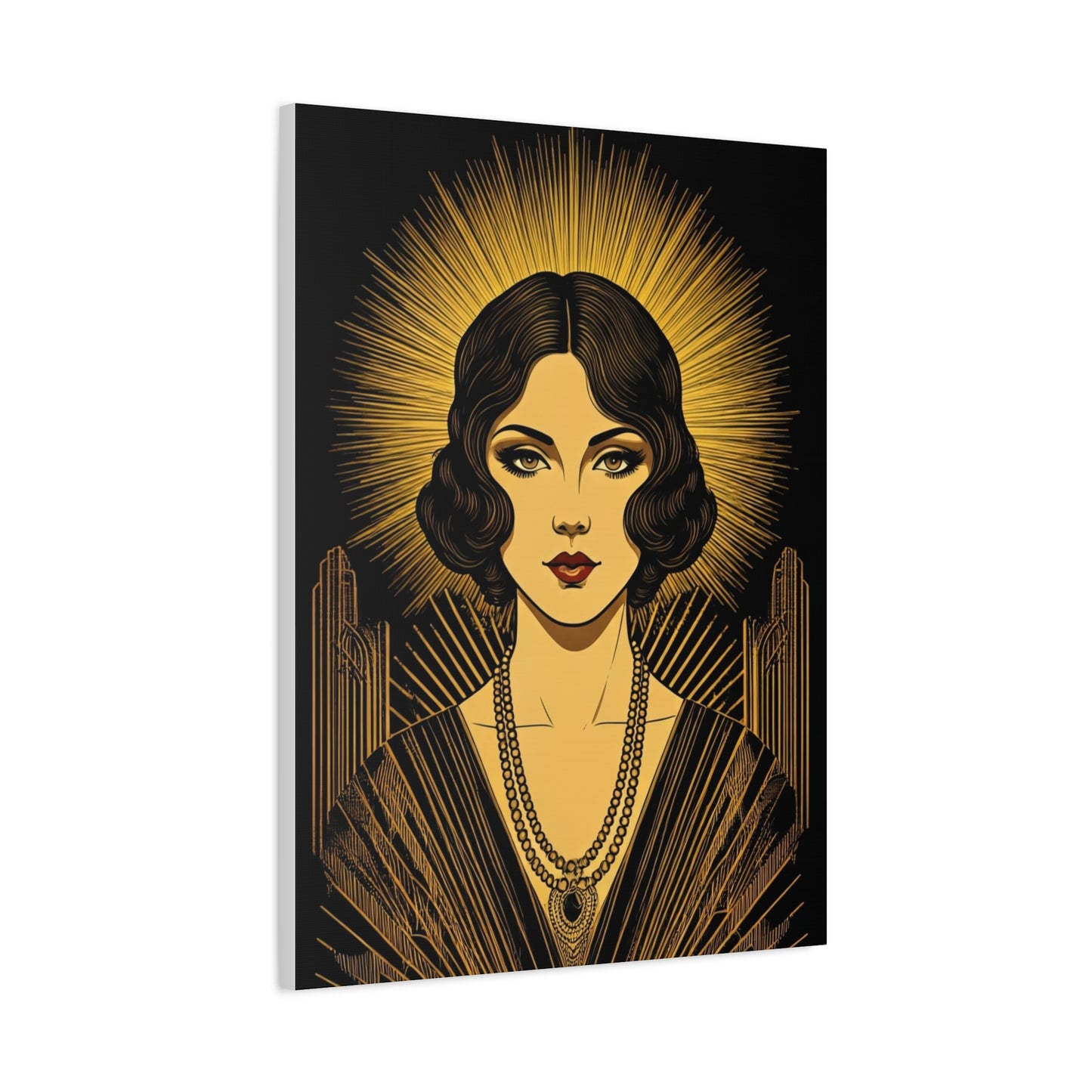 Radiant Deco Icon Woman Wall Art & Canvas Prints