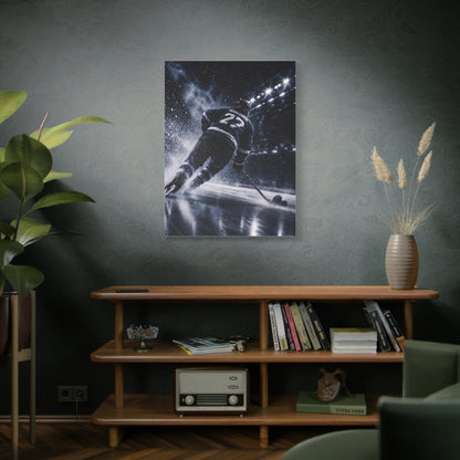 Hockey Speed Burst Sports Wall Art & Canvas Print