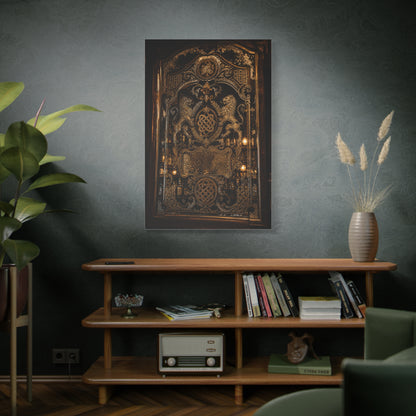 Victorian Ornate Bar Mirror Wall Art & Canvas Print