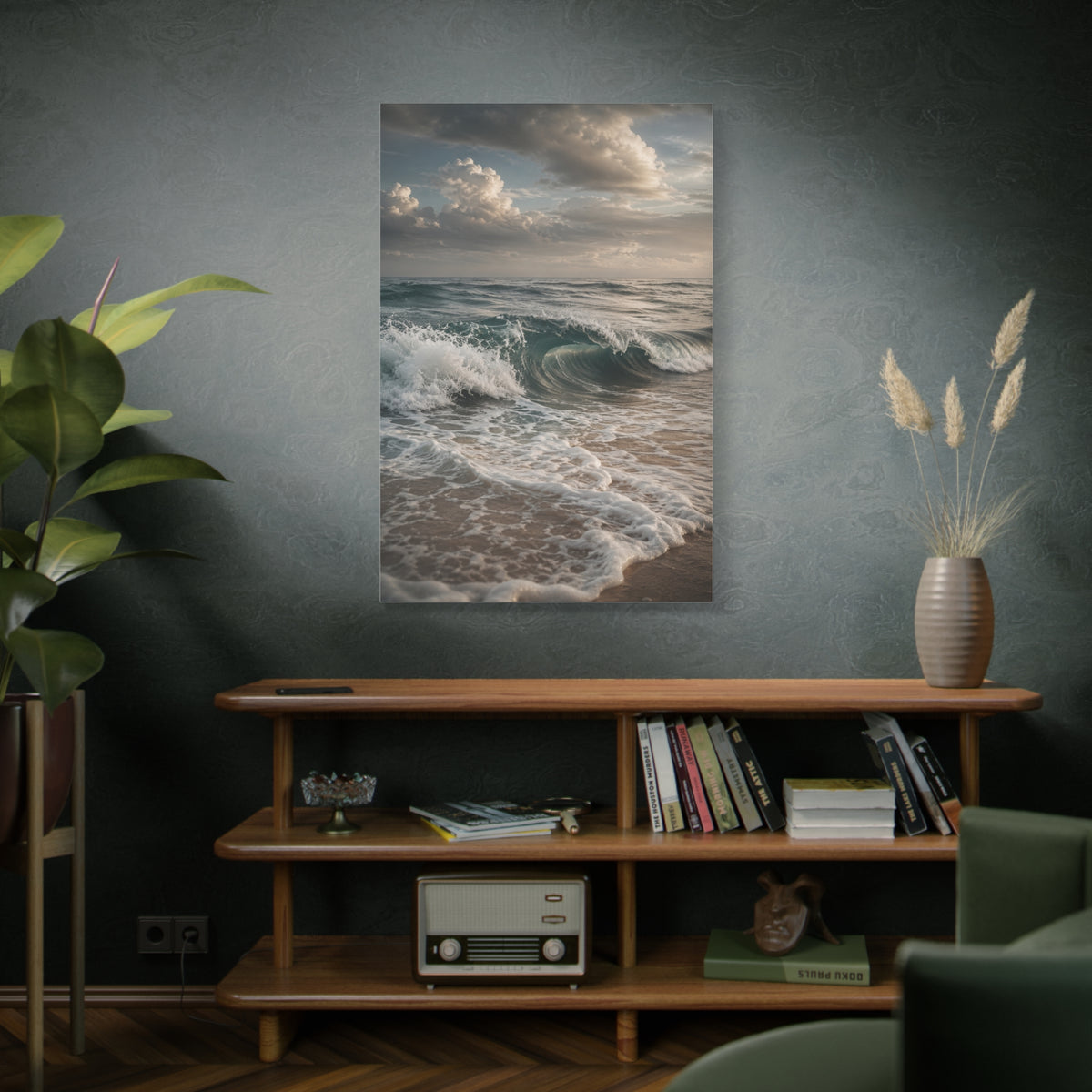 Rolling Shoreline Ocean Curl Wall Art & Canvas Print