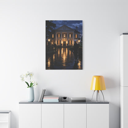 Grand Clubhouse Blue Hour Golf Wall Art & Canvas Print