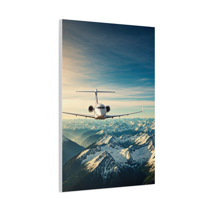 Mountain Summit Jet Journey Wall Art & Canvas Prints