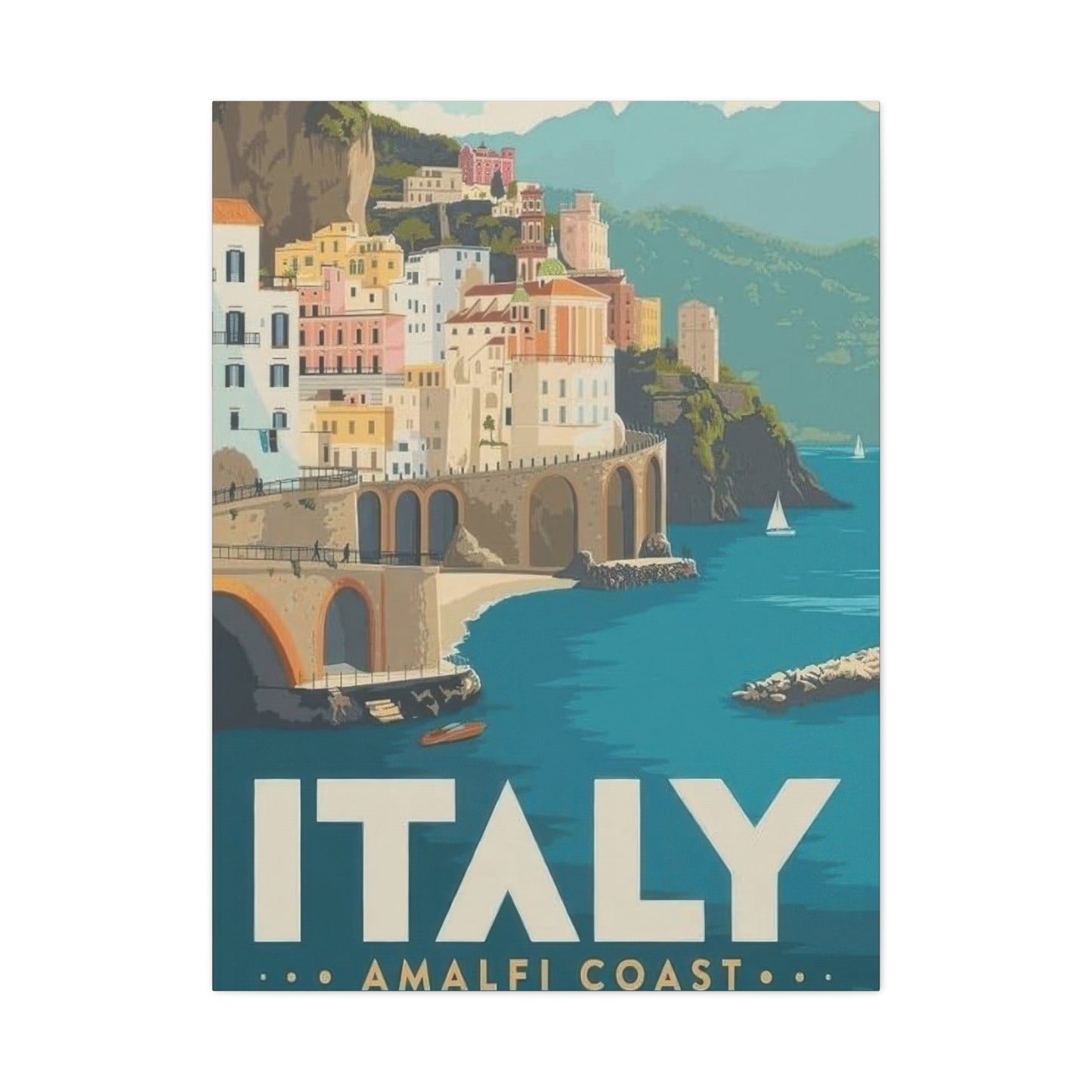 Amalfi Coast Italy Wall Art & Canvas Prints