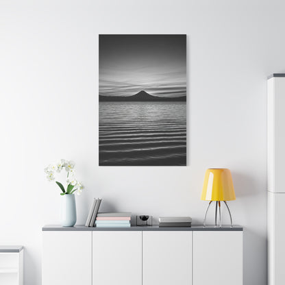 Serene Horizon Mountain Reflection Wall Art & Canvas Prints