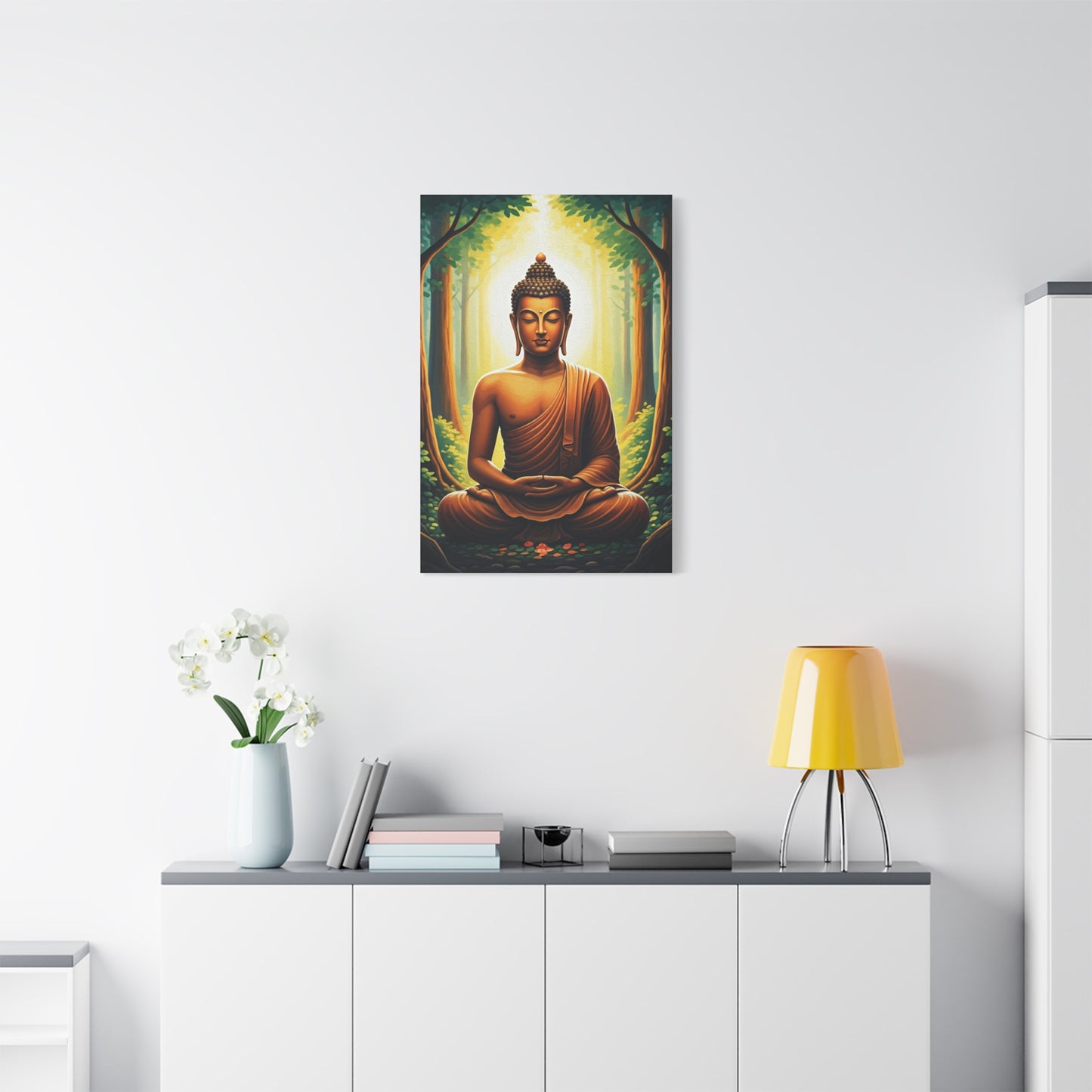 Enlightened Meditation Buddha Wall Art & Canvas Prints