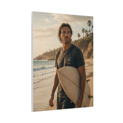 Coastal Surf Lifestyle Portrait Wall Art & Canvas Print