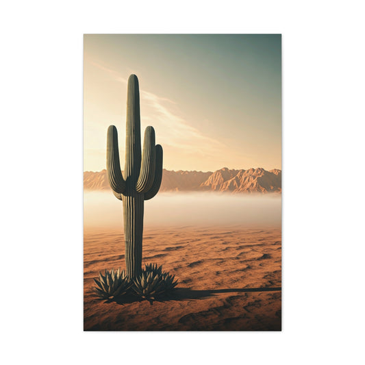Sunrise Saguaro Desert Horizon Wall Art & Canvas Prints