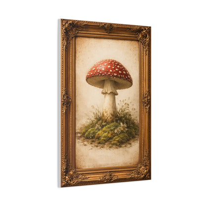 Antique Gold-Framed Amanita Portrait Wall Art & Canvas Print