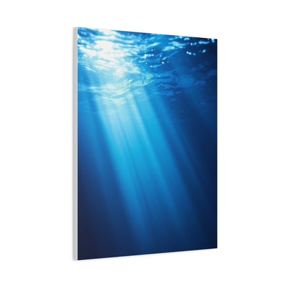 Sunbeams Beneath the Ocean Surface Wall Art & Canvas Prints