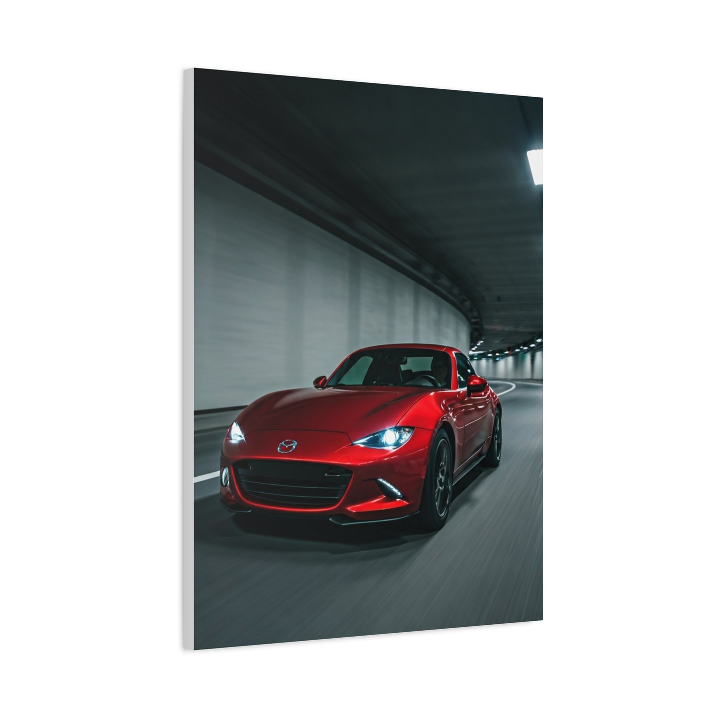 Mazda MX-5 Miata RF Night City Tunnel Wall Art & Canvas Prints