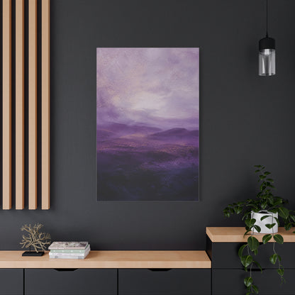 Amethyst Horizon Landscape Wall Art & Canvas Print