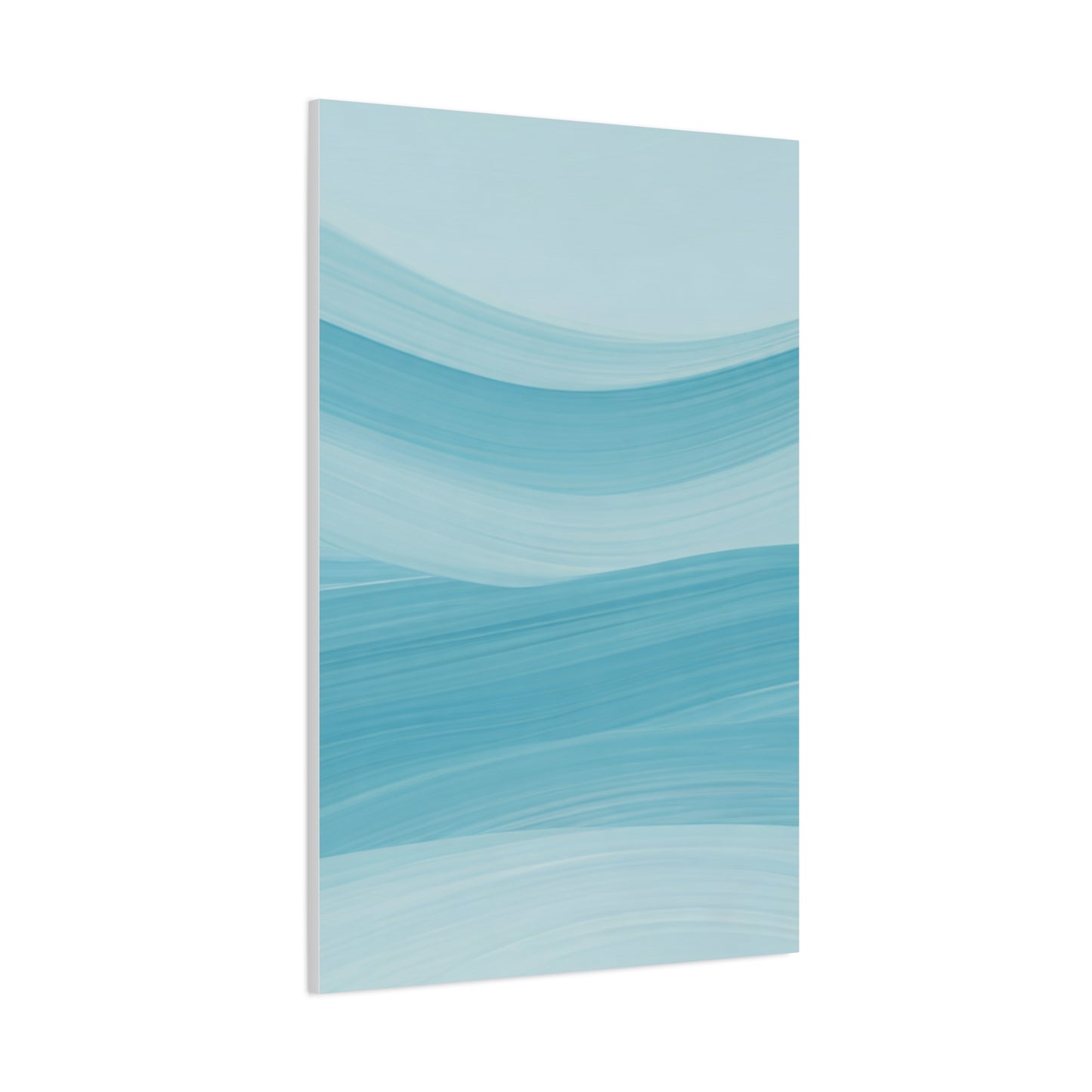 Serene Blue Wave Flow Wall Art & Canvas Prints