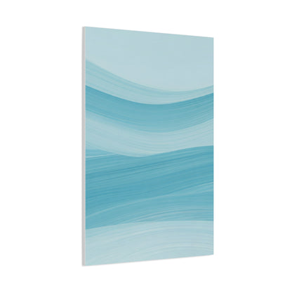 Serene Blue Wave Flow Wall Art & Canvas Prints