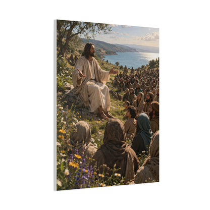 Sermon on the Mount Teaching Wall Art & Canvas Print