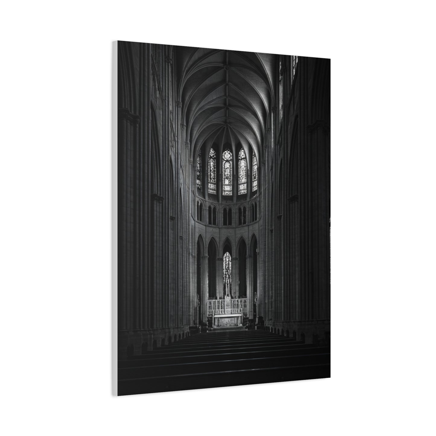 Gothic Cathedral Nave Light Wall Art & Canvas Prints