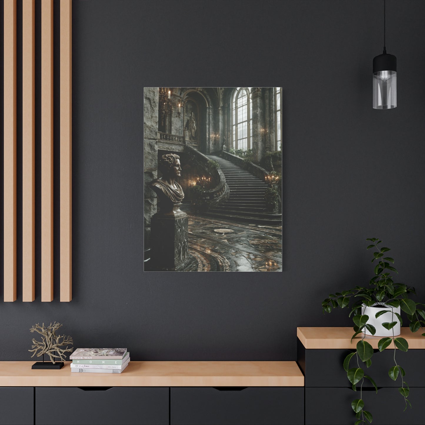 Grand Italian Staircase Interior Wall Art & Canvas Print