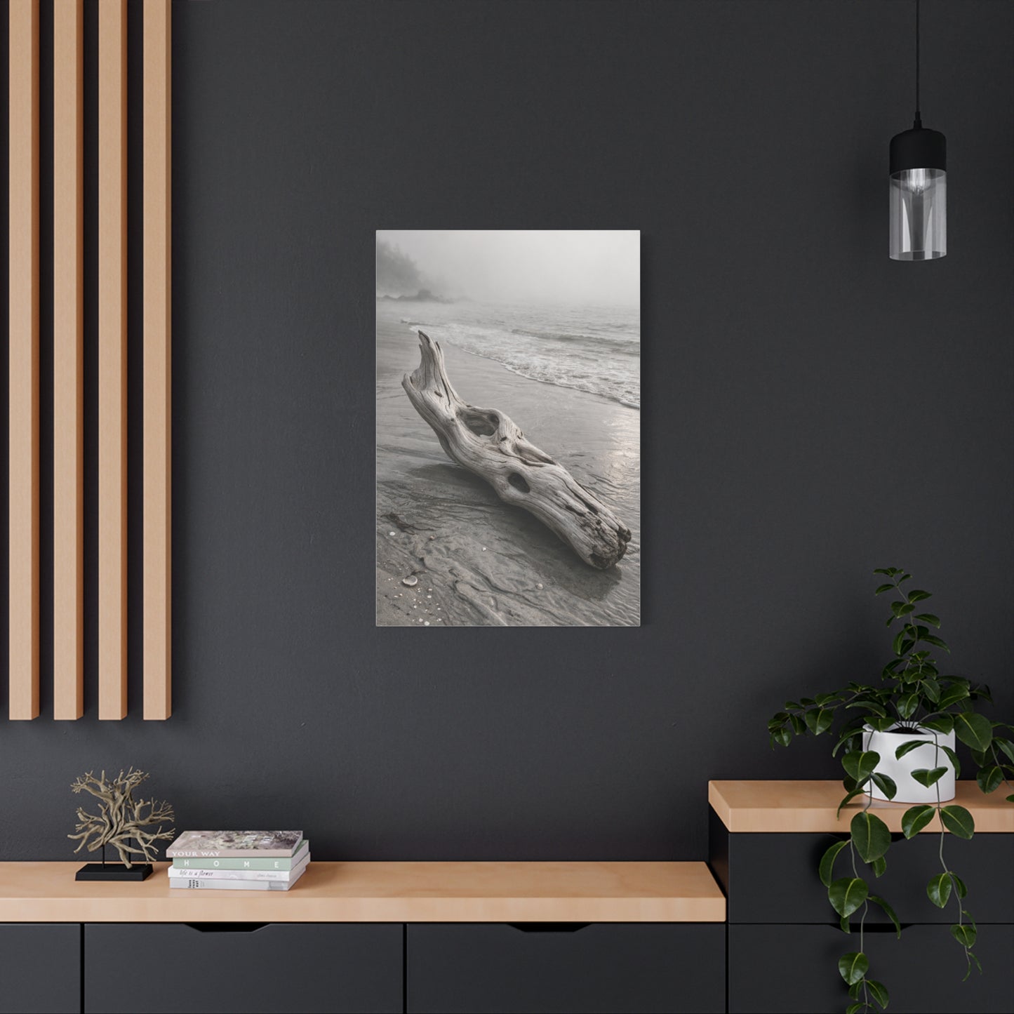 Driftwood Coastal Minimal Wall Art & Canvas Print