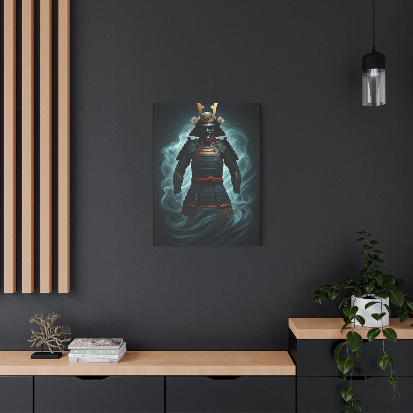 Spirit-Bound Samurai Armor Wall Art & Canvas Prints