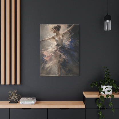 Expressive Ballet Motion Painting Wall Art & Canvas Print