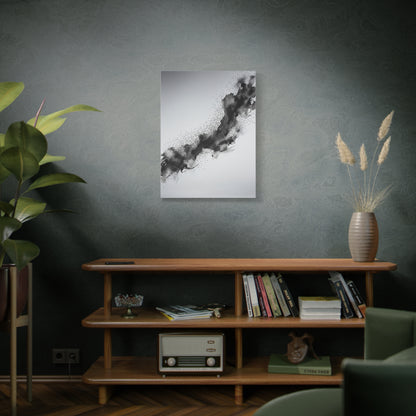 Abstract Ink Motion Romance Minimal Wall Art & Canvas Print