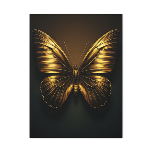 Golden Monarch Style Butterfly Elegance Wall Art & Canvas Prints