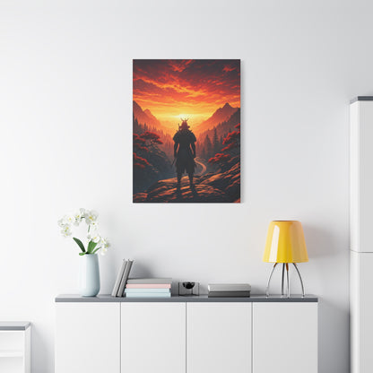 Samurai at Sunset Wall Art & Canvas Prints