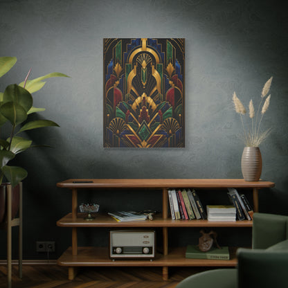 Neo Art Deco Jewel Geometry Wall Art & Canvas Print