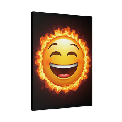 Radiant Joy Flame Wall Art & Canvas Print