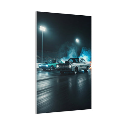 1967 Plymouth GTX vs 1967 Dodge Coronet R/T Super Stock Showdown Wall Art & Canvas Prints
