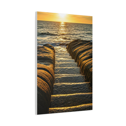 Steps Into the Sea Wall Art & Canvas Prints