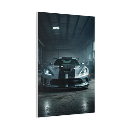 Dodge Viper Performance Build Garage Scene Wall Art & Canvas Prints