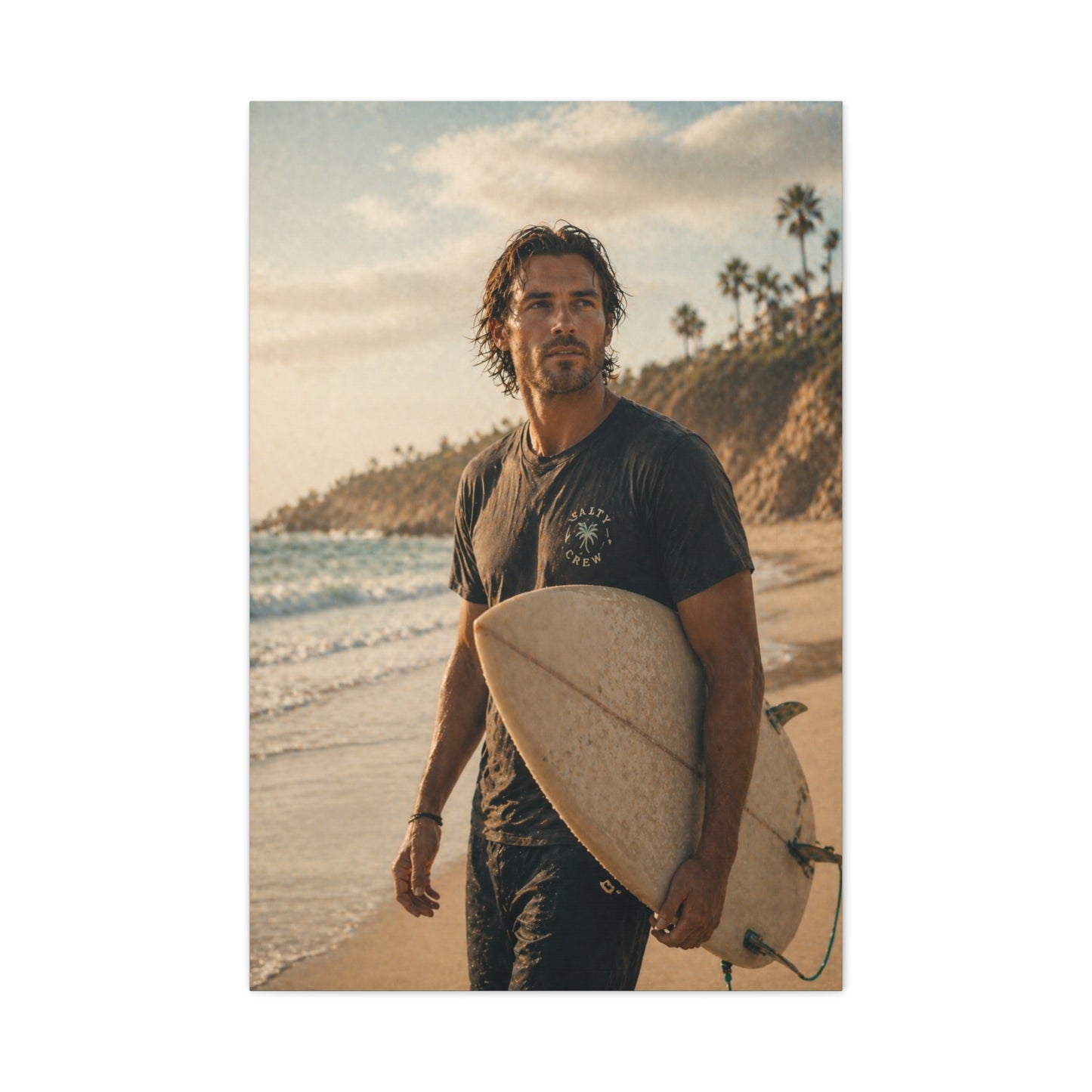 Coastal Surf Lifestyle Portrait Wall Art & Canvas Print