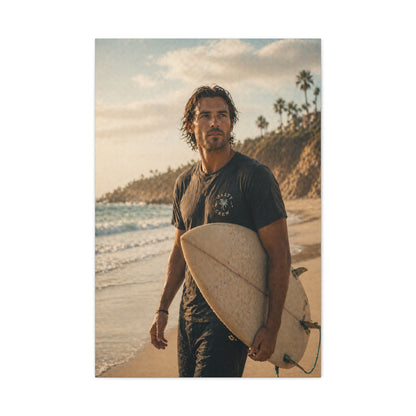 Coastal Surf Lifestyle Portrait Wall Art & Canvas Print