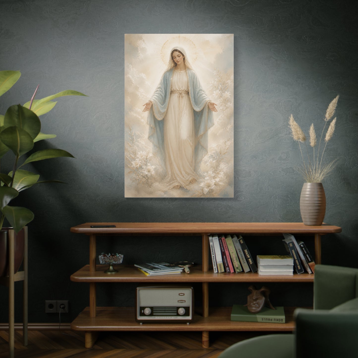 Our Lady of Grace Soft Luminous Portrait Wall Art & Canvas Print