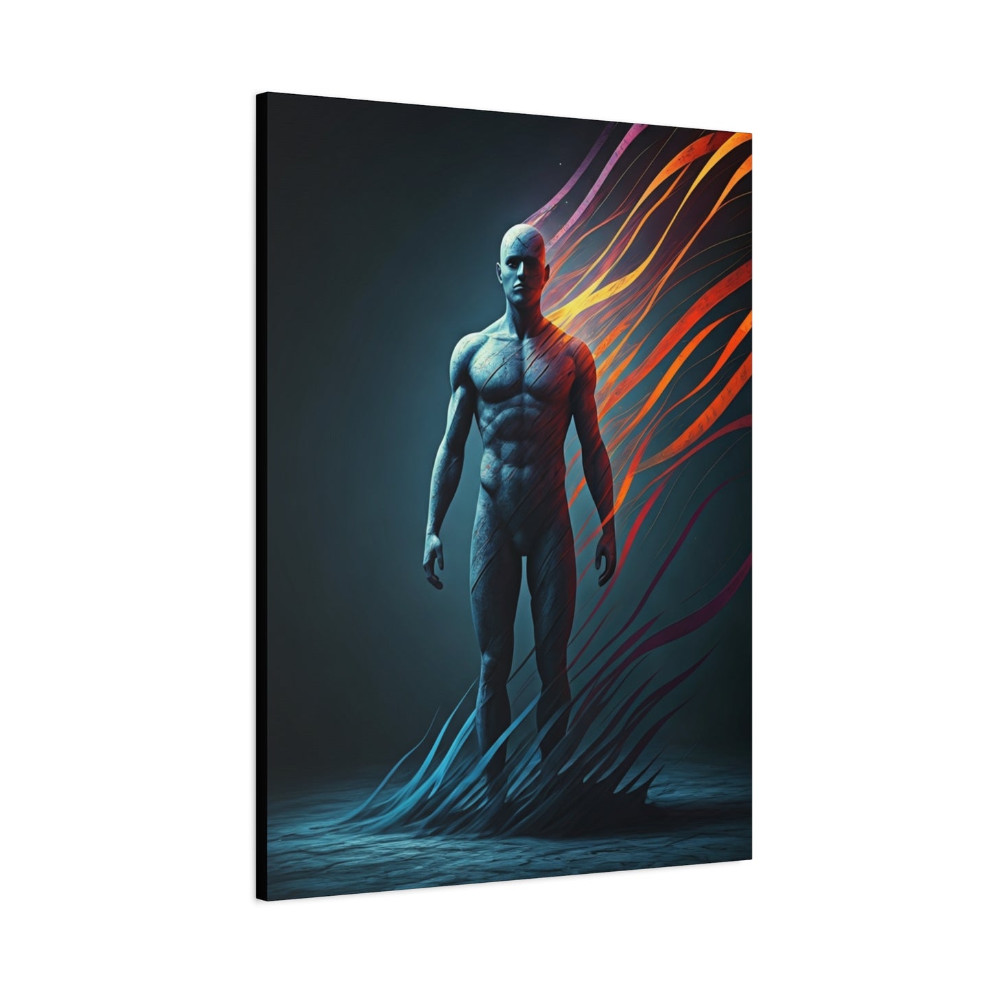 Energy Form Human Figure Wall Art & Canvas Prints