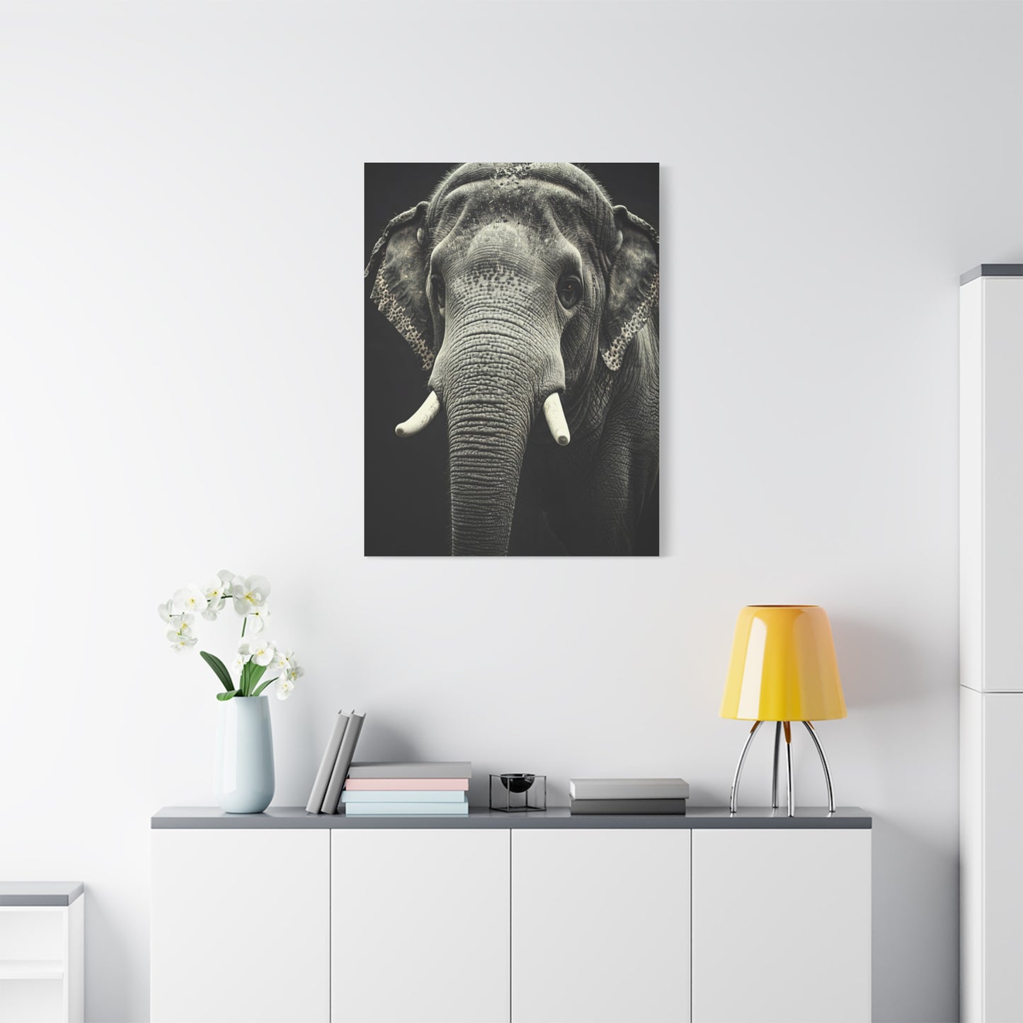 Regal Elephant Close-Up Wall Art & Canvas Prints