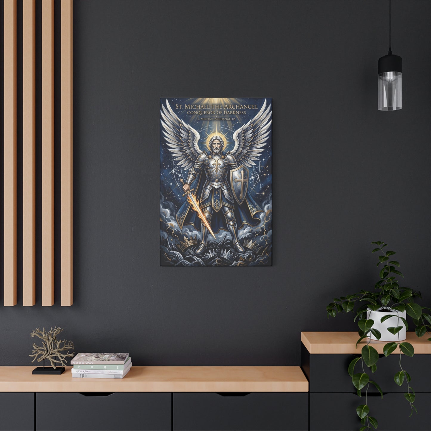 St. Michael the Archangel Celestial Warrior Wall Art & Canvas Print