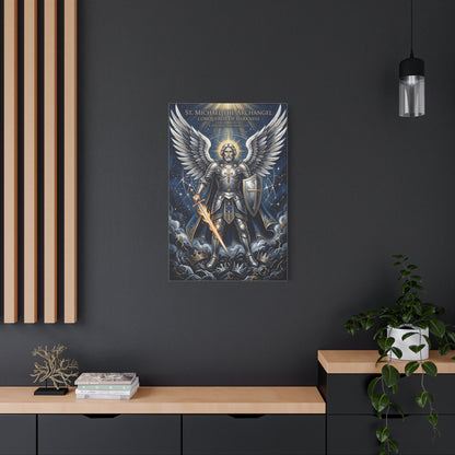 St. Michael the Archangel Celestial Warrior Wall Art & Canvas Print