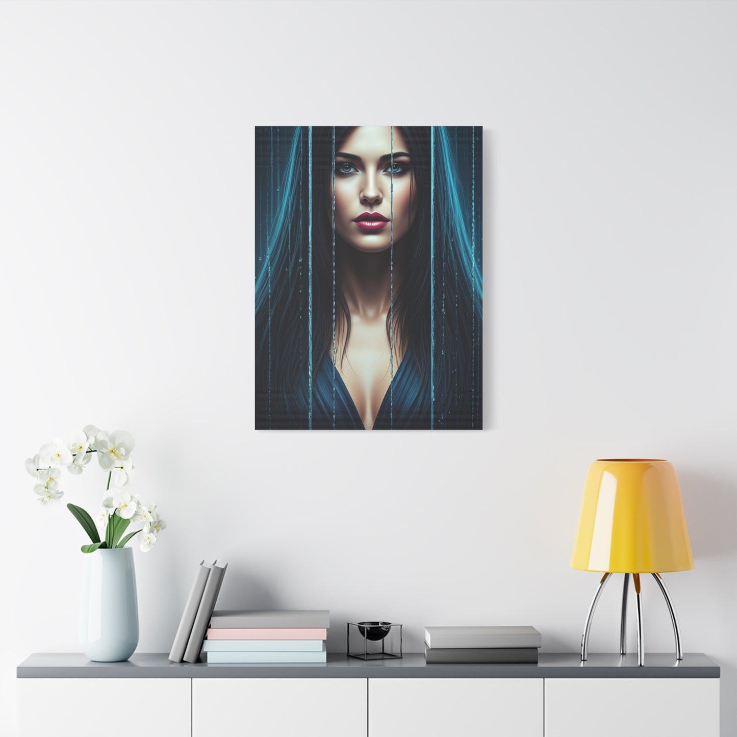 Veil of Blue Serenity Wall Art & Canvas Prints