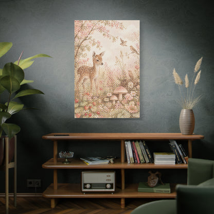 Soft Pink Woodland Storybook Wall Art & Canvas Print