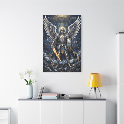 St. Michael the Archangel Celestial Warrior Wall Art & Canvas Print