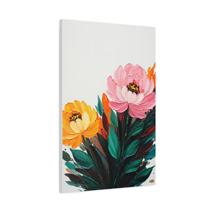 Soft Pink and Yellow Floral Wall Art & Canvas Prints