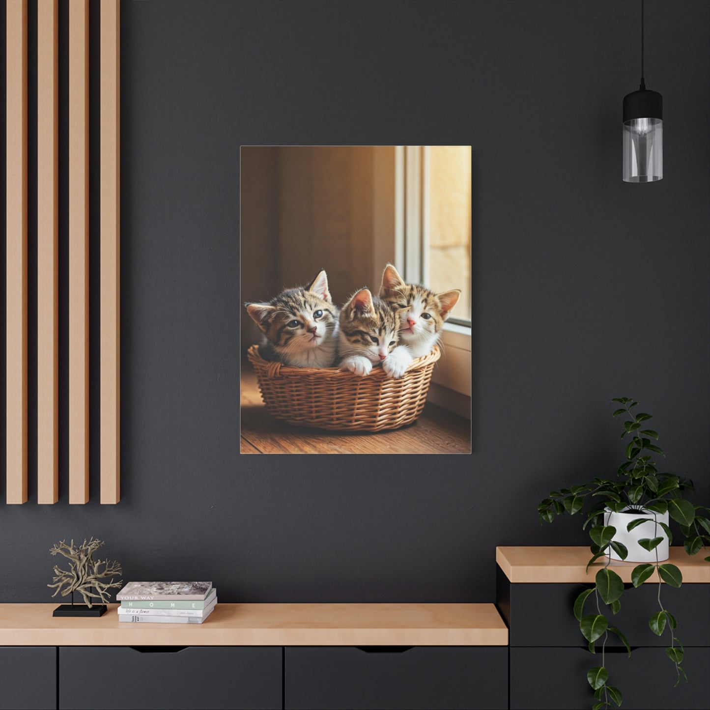 Basket of Kittens Wall Art & Canvas Prints