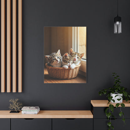 Basket of Kittens Wall Art & Canvas Prints