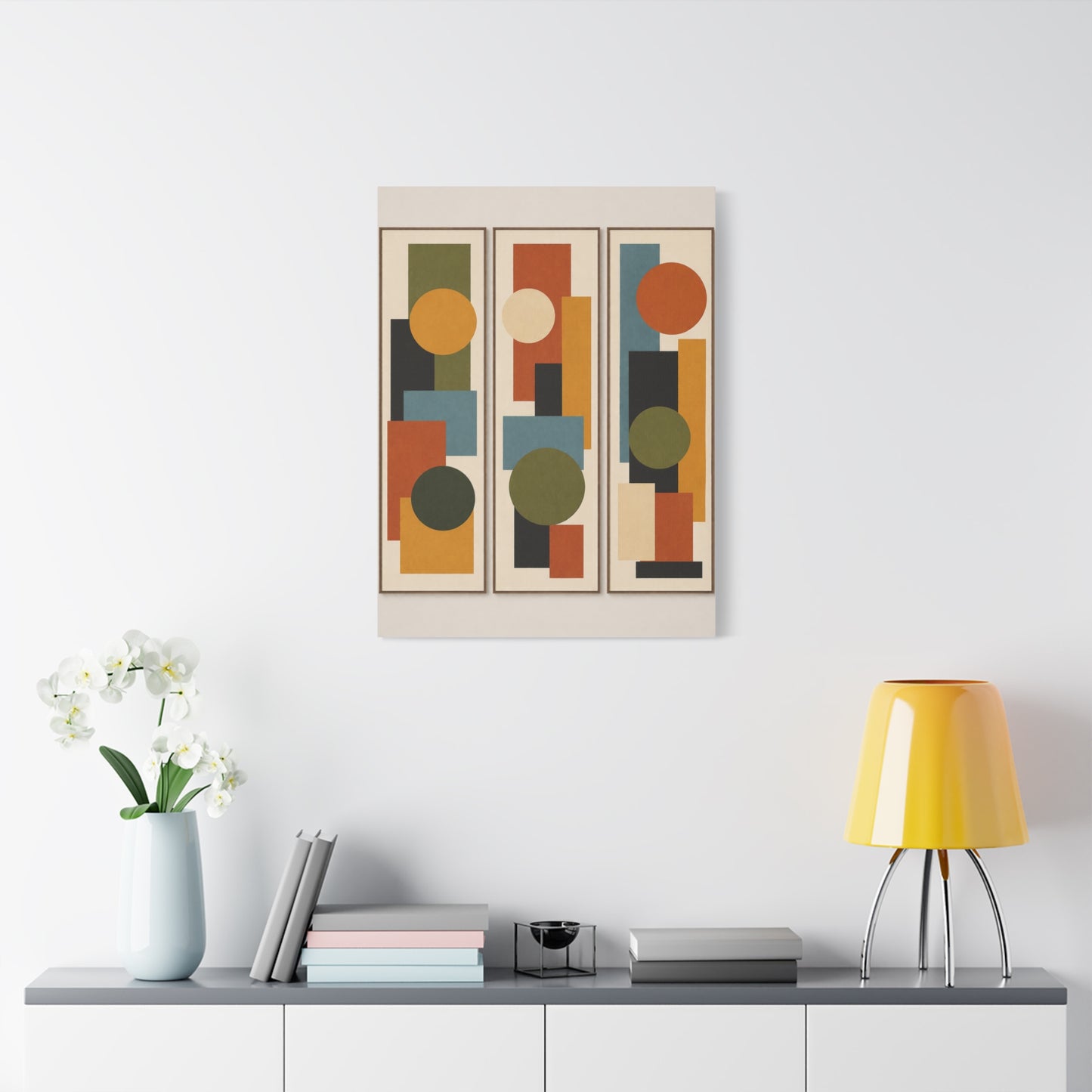 Fiery Burst Abstract Expressionist Wall Art & Canvas Print