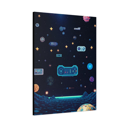 Pixel Space Arcade Wall Art & Canvas Prints