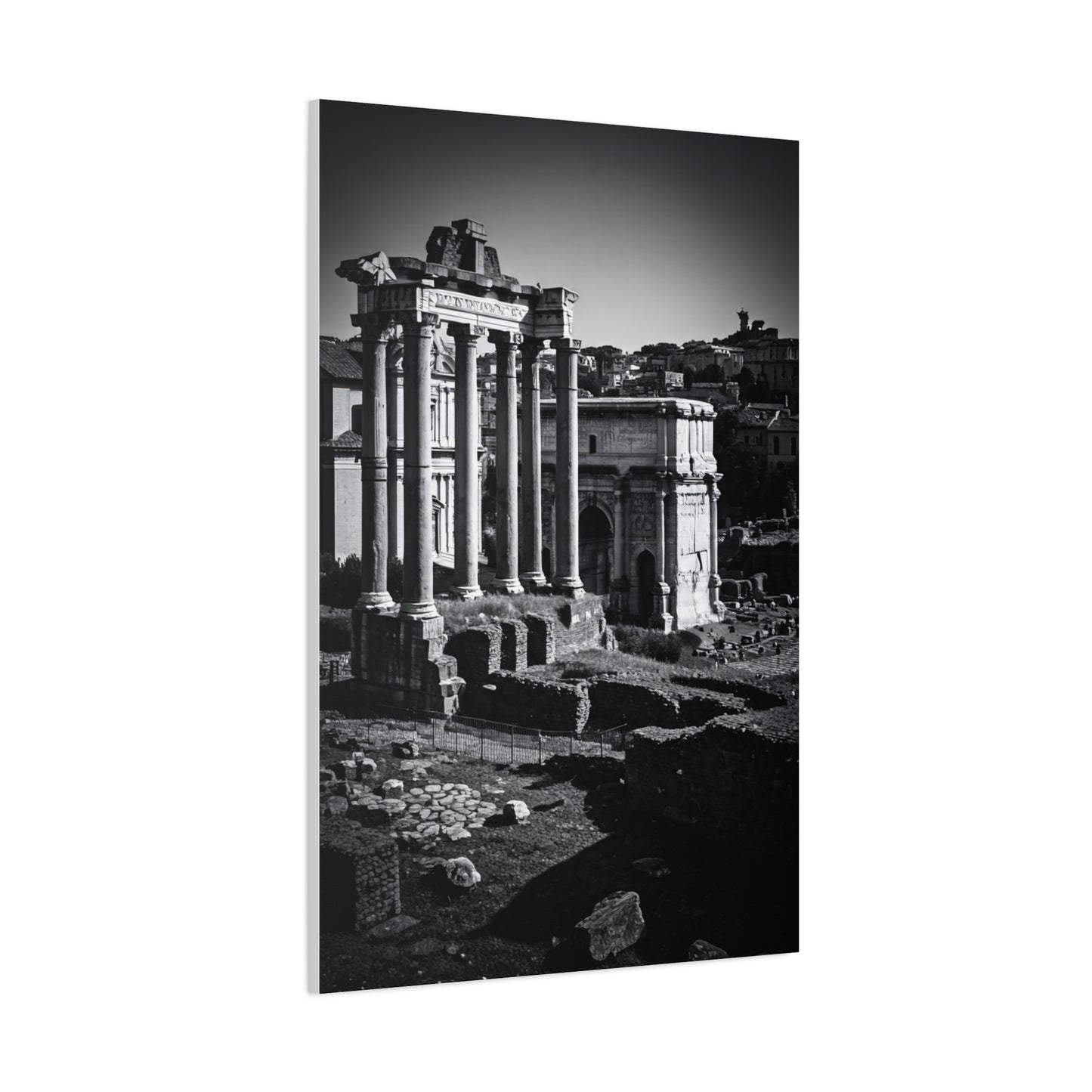 Roman Forum Ruins Architectural Heritage Wall Art & Canvas Prints
