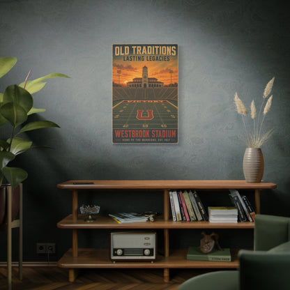 Vintage Stadium Legacy Sports Wall Art & Canvas Print
