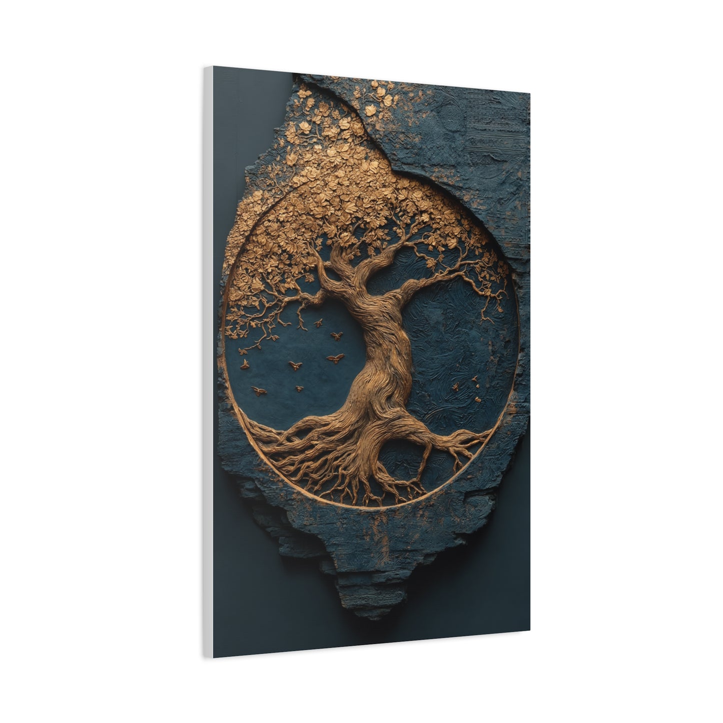 Gold Tree of Life Relief Wall Art & Canvas Print