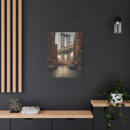 DUMBO Manhattan Bridge Perspective Wall Art & Canvas Print